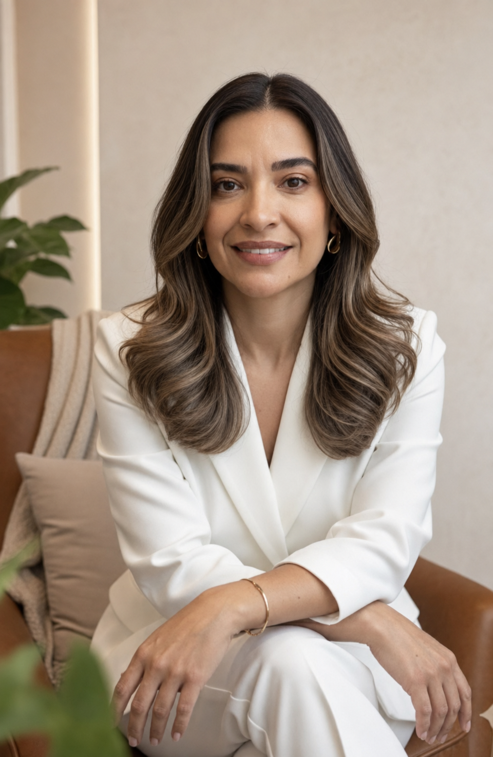 Nutricionista Thaís Nunes em seu consultório